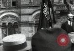 Image of Bolshevik leader Vladimir Lenin celebrated at Red Square Moscow Russia Soviet Union, 1917, second 46 stock footage video 65675056594