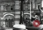 Image of Bolshevik leader Vladimir Lenin celebrated at Red Square Moscow Russia Soviet Union, 1917, second 51 stock footage video 65675056594