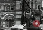 Image of Bolshevik leader Vladimir Lenin celebrated at Red Square Moscow Russia Soviet Union, 1917, second 54 stock footage video 65675056594