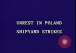 Immagine di Crisi in Polonia Polonia, 1980, secondo 18 filmato di repertorio 65675056602