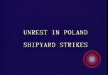 Immagine di Crisi in Polonia Polonia, 1980, secondo 19 filmato di repertorio 65675056602