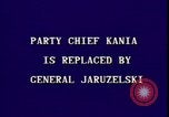 Standbild Erklärung des Kriegsrechts in Polen 1981 Polen, 1981, aus Sekunde 1 historischem Filmmaterial Videoclip 65675056617