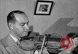 Image of David Fyodorovich Oistrakh  playing violin Moscow Russia Soviet Union, 1946, second 12 stock footage video 65675056632