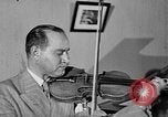 Image of David Fyodorovich Oistrakh  playing violin Moscow Russia Soviet Union, 1946, second 13 stock footage video 65675056632