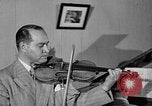Image of David Fyodorovich Oistrakh  playing violin Moscow Russia Soviet Union, 1946, second 14 stock footage video 65675056632