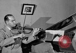 Image of David Fyodorovich Oistrakh  playing violin Moscow Russia Soviet Union, 1946, second 17 stock footage video 65675056632