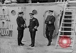 Image of King George and party on USS New York BB-34 Atlantic Ocean, 1918, second 25 stock footage video 65675056635