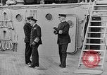 Image of King George and party on USS New York BB-34 Atlantic Ocean, 1918, second 26 stock footage video 65675056635