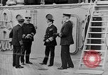 Image of King George and party on USS New York BB-34 Atlantic Ocean, 1918, second 27 stock footage video 65675056635