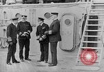 Image of King George and party on USS New York BB-34 Atlantic Ocean, 1918, second 28 stock footage video 65675056635