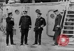 Image of King George and party on USS New York BB-34 Atlantic Ocean, 1918, second 34 stock footage video 65675056635