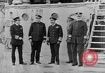 Image of King George and party on USS New York BB-34 Atlantic Ocean, 1918, second 41 stock footage video 65675056635