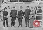Image of King George and party on USS New York BB-34 Atlantic Ocean, 1918, second 48 stock footage video 65675056635