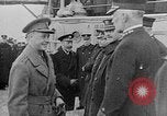 Image of King George and party on USS New York BB-34 Atlantic Ocean, 1918, second 54 stock footage video 65675056635