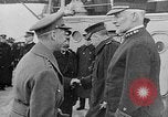 Image of King George and party on USS New York BB-34 Atlantic Ocean, 1918, second 56 stock footage video 65675056635