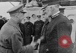 Image of King George and party on USS New York BB-34 Atlantic Ocean, 1918, second 57 stock footage video 65675056635