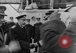Image of King George and party on USS New York BB-34 Atlantic Ocean, 1918, second 58 stock footage video 65675056635