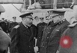 Image of King George and party on USS New York BB-34 Atlantic Ocean, 1918, second 61 stock footage video 65675056635