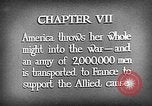Image of American soldiers enter World War 1 Europe, 1917, second 9 stock footage video 65675056636