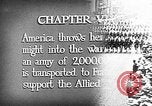 Image of American soldiers enter World War 1 Europe, 1917, second 13 stock footage video 65675056636
