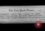 Image of American soldiers enter World War 1 Europe, 1917, second 61 stock footage video 65675056636
