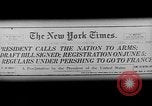 Image of American soldiers enter World War 1 Europe, 1917, second 62 stock footage video 65675056636