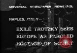 Immagine di Leader sovietico Leon Trotsky Napoli Italia, 1937, secondo 1 filmato di repertorio 65675056639
