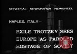 Immagine di Leader sovietico Leon Trotsky Napoli Italia, 1937, secondo 4 filmato di repertorio 65675056639