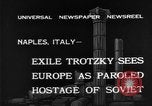 Immagine di Leader sovietico Leon Trotsky Napoli Italia, 1940, secondo 3 filmato di repertorio 65675056646