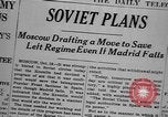 Standbild spanischen Bürgerkrieg Washington DC USA, 1936, aus Sekunde 39 historischem Filmmaterial Videoclip 65675056654