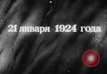 Image of Vladimir Lenin's death Gorki Russia, 1924, second 3 stock footage video 65675056665