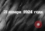 Image of Vladimir Lenin's death Gorki Russia, 1924, second 4 stock footage video 65675056665