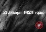 Image of Vladimir Lenin's death Gorki Russia, 1924, second 5 stock footage video 65675056665