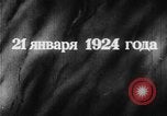 Image of Vladimir Lenin's death Gorki Russia, 1924, second 9 stock footage video 65675056665