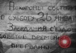 Image of Vladimir Lenin's death Moscow Russia Soviet Union, 1924, second 3 stock footage video 65675056667