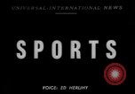 Image of National Invitational basketball championship match New York City USA, 1953, second 1 stock footage video 65675056671