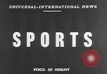 Image of National Invitational basketball championship match New York City USA, 1953, second 4 stock footage video 65675056671
