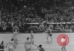 Image of National Invitational basketball championship match New York City USA, 1953, second 24 stock footage video 65675056671