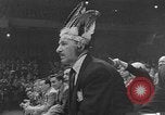 Image of National Invitational basketball championship match New York City USA, 1953, second 39 stock footage video 65675056671