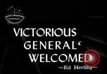 Image of Army Generals return Los Angeles California USA, 1945, second 1 stock footage video 65675056674