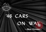 Immagine di Prima Ford modello anno 1946 vetture Detroit Michigan USA, 1945, secondo 4 filmato di repertorio 65675056677