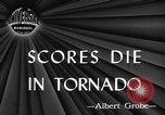 Standbild Schäden durch Tornados Alabama United States USA, 1945, aus Sekunde 1 historischem Filmmaterial Videoclip 65675056700