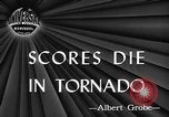 Standbild Schäden durch Tornados Alabama United States USA, 1945, aus Sekunde 3 historischem Filmmaterial Videoclip 65675056700