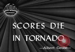 Standbild Schäden durch Tornados Alabama United States USA, 1945, aus Sekunde 4 historischem Filmmaterial Videoclip 65675056700
