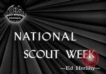 Standbild National Scout Woche New York United States USA, 1945, aus Sekunde 4 historischem Filmmaterial Videoclip 65675056702