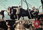 Image of Wounded marines carried to Higgins boats Iwo Jima, 1945, second 39 stock footage video 65675056725