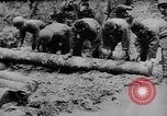 Image of US Soldiers labor and haul equipment Pacific Theater, 1944, second 3 stock footage video 65675056745