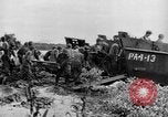 Image of US Soldiers labor and haul equipment Pacific Theater, 1944, second 28 stock footage video 65675056745