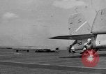 Image of Kamikaze aircraft attacking US ships World War 2 Pacific Ocean, 1944, second 5 stock footage video 65675056747