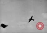 Image of Kamikaze aircraft attacking US ships World War 2 Pacific Ocean, 1944, second 19 stock footage video 65675056747